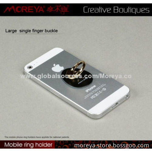 Finger ring for all mobile phone to hold and stand, small single ring, zink alloy material